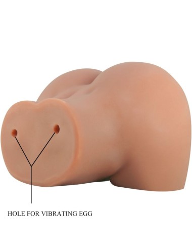 CRAZY BULL - MILA VIBRATORE CULO CON VAGINA REALISTICA E ANO CONTROLLO CARNE REMOTO