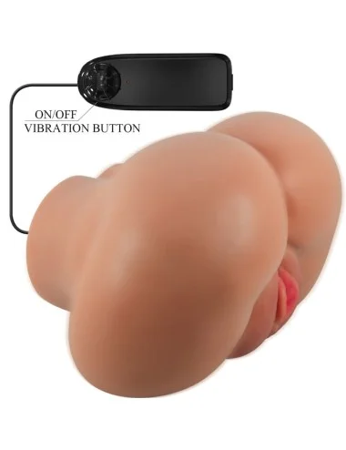 CRAZY BULL - VIBRATORE LUNA CON VAGINA E ANO REALISTICI CONTROLLO DELLA CARNE TELECOMANDO