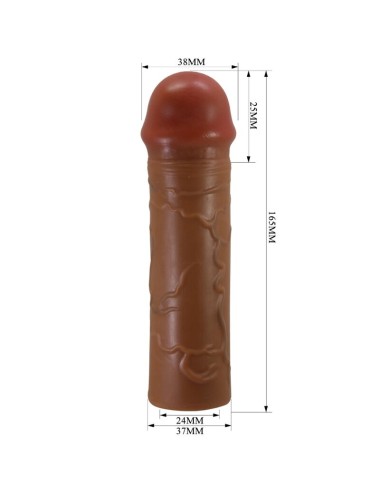 PRETTY LOVE - GUAINA PER PENE NILE CON ESTENSIONE 2,5 CM MULATTO