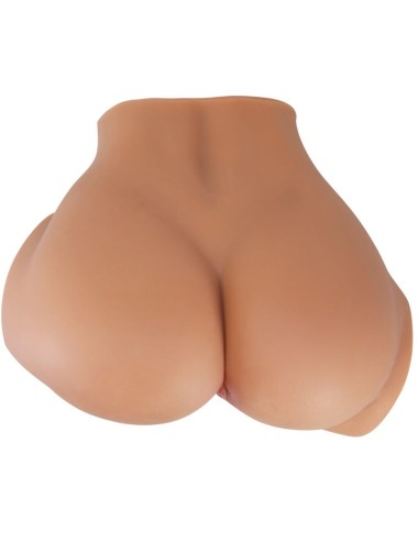 CRAZY BULL - VIBRATORE EMILIA ASS CON VAGINA E ANO REALISTICI CARNE TELECOMANDO