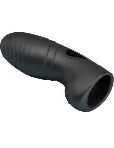 PRETTY LOVE - VIBRATORE DA DITO IN SILICONE ALAN NERO
