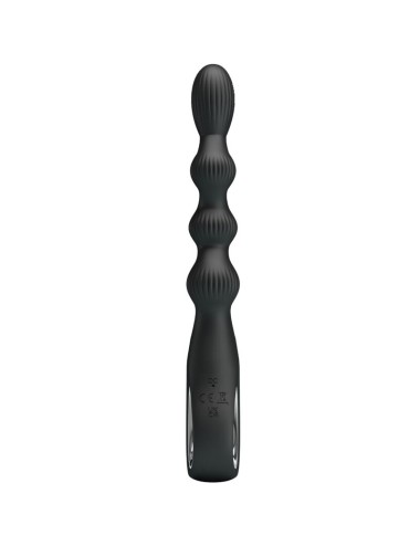PRETTY LOVE - FEDERER VIBRATORE ANALE 12 VIBRAZIONI NERO