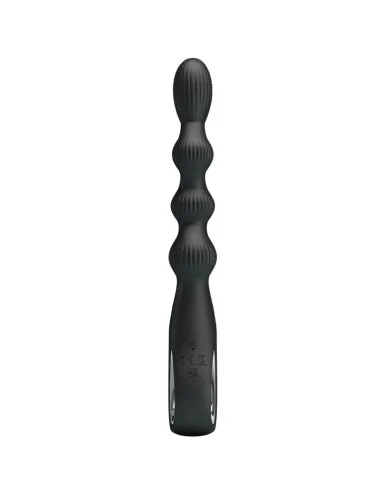 PRETTY LOVE - FEDERER VIBRATORE ANALE 12 VIBRAZIONI NERO