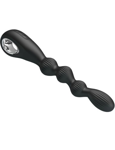 PRETTY LOVE - FEDERER VIBRATORE ANALE 12 VIBRAZIONI NERO