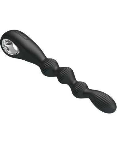 PRETTY LOVE - FEDERER VIBRATORE ANALE 12 VIBRAZIONI NERO