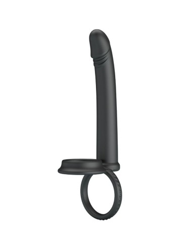 PRETTY LOVE - DILLION DOPPIA PENETRAZIONE DOPPIO ANELLO PER IL PENE NERO