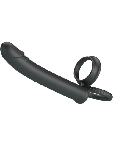 PRETTY LOVE - DILLION DOPPIA PENETRAZIONE DOPPIO ANELLO PER IL PENE NERO