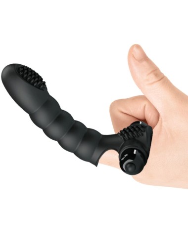 PRETTY LOVE - VIBRATORE DA DITA ALEXANDER 10 VIBRAZIONI NERO