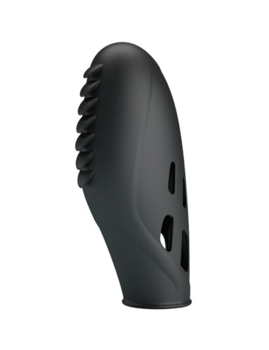 PRETTY LOVE - VIBRATORE DA DITO IN SILICONE GILO NERO