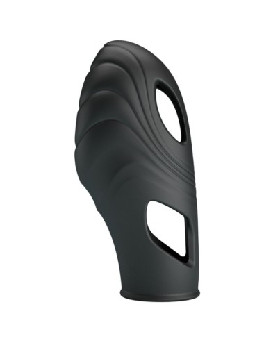 PRETTY LOVE - VIBRATORE DA DITA IN SILICONE LICH NERO
