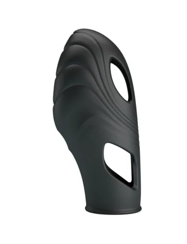 PRETTY LOVE - VIBRATORE DA DITA IN SILICONE LICH NERO