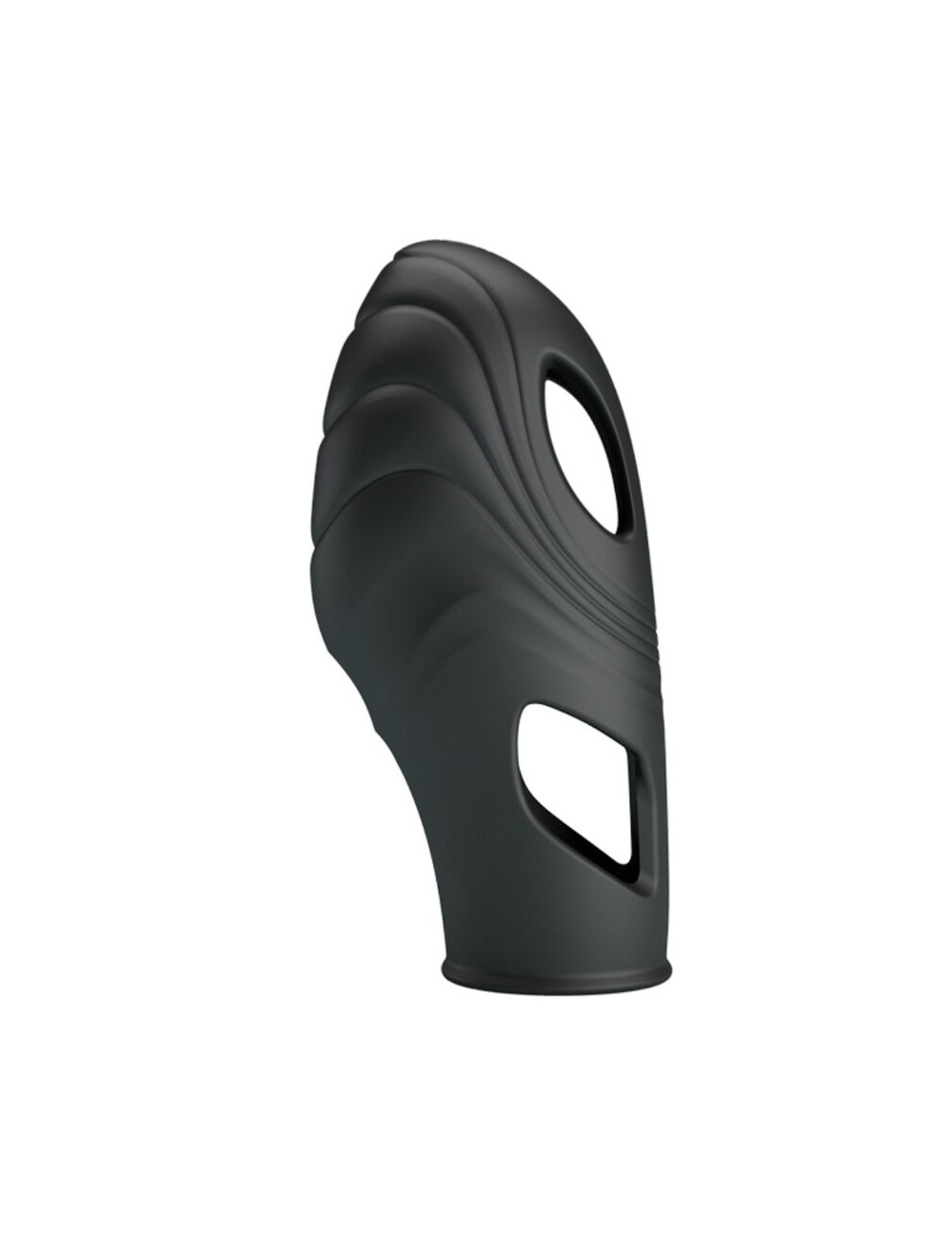 PRETTY LOVE - VIBRATORE DA DITA IN SILICONE LICH NERO