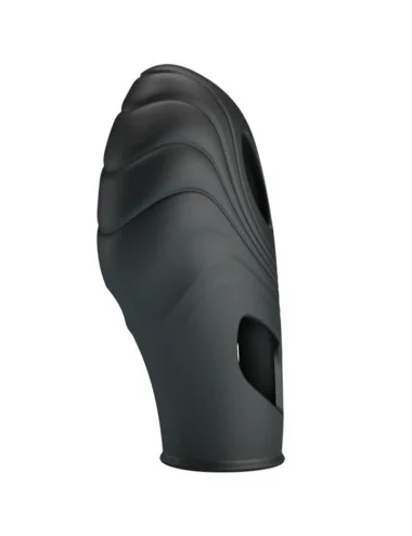 PRETTY LOVE - VIBRATORE DA DITA IN SILICONE LICH NERO