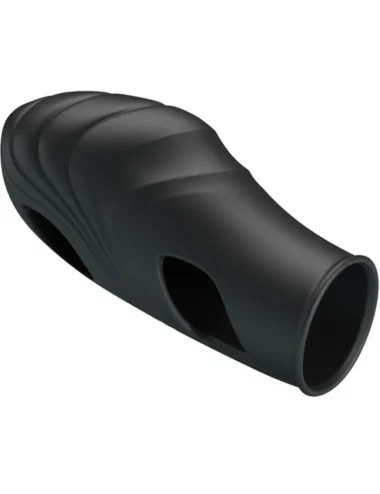 PRETTY LOVE - VIBRATORE DA DITA IN SILICONE LICH NERO