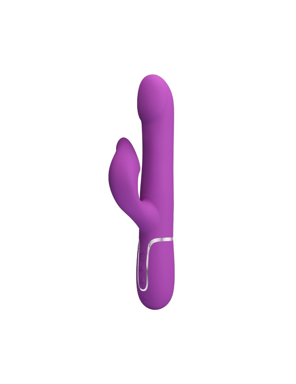 PRETTY LOVE - VIBRATORE E STIMOLATORE MULTIFUNZIONE 4 IN 1 VIOLA