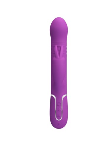PRETTY LOVE - COALE 4 IN 1 MULTIFUNZIONE VIBRATORE CONIGLIO VIOLA