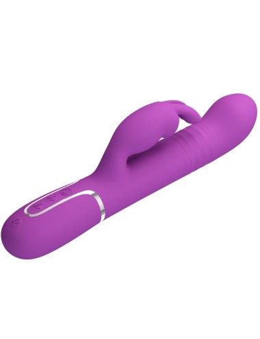 PRETTY LOVE - COALE 4 IN 1 MULTIFUNZIONE VIBRATORE CONIGLIO VIOLA