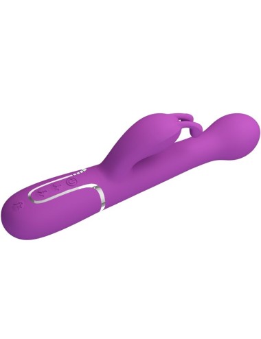 PRETTY LOVE - DEJON 3 IN 1 MULTIFUNZIONE VIBRATORE CONIGLIO VIOLA