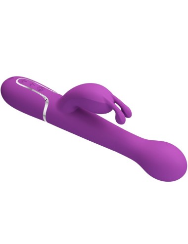 PRETTY LOVE - DEJON 3 IN 1 MULTIFUNZIONE VIBRATORE CONIGLIO VIOLA