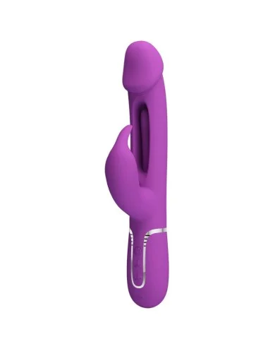 PRETTY LOVE - KAMPAS 3 IN 1 MULTIFUNZIONE VIBRATORE CONIGLIO VIOLA