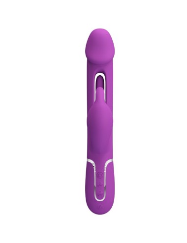 PRETTY LOVE - KAMPAS 3 IN 1 MULTIFUNZIONE VIBRATORE CONIGLIO VIOLA
