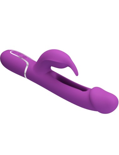 PRETTY LOVE - KAMPAS 3 IN 1 MULTIFUNZIONE VIBRATORE CONIGLIO VIOLA