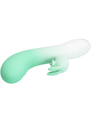 PRETTY LOVE - VIBRATORE CONIGLIO CERBERUS 3O VIBRAZIONI VERDE