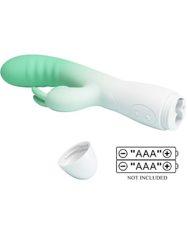 PRETTY LOVE - VIBRATORE CONIGLIO CERBERUS 3O VIBRAZIONI VERDE