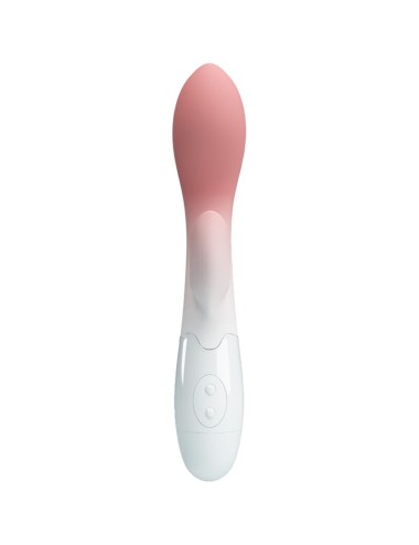 PRETTY LOVE - VIBRATORE PUNTO G LUMINOSO + STIMOLATORE CLITORIDEO 30 VIBRAZIONI ROSA