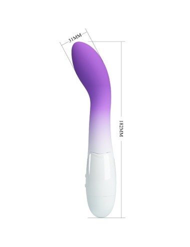 PRETTY LOVE - VIBRATORE PUNTO G BISHOP 30 VIBRAZIONI VIOLA