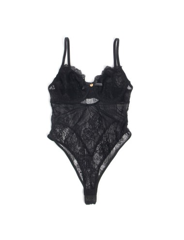 SUBBLIME - 955618 BODY IN PIZZO CON CHIUSURA INFERIORE NERO S/M