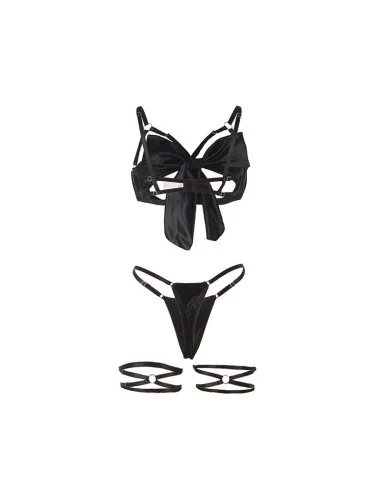SUBBLIME - 955199 COMPLETO REGGISENO CON FIOCCO NERO REGOLABILE S/M