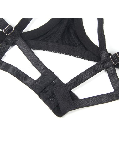 SUBBLIME - 955205 COMPLETO REGGISENO CON FIOCCO NERO REGOLABILE L/XL
