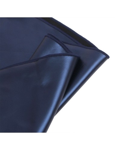 SUBBLIME - 955427 ABITO CON SPALLINE IN PELLE BLU L/XL