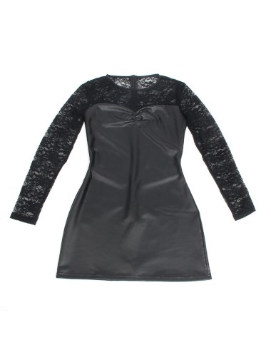 SUBBLIME - 955595 ABITO MANICA LUNGA CON PIZZO NERO S/M
