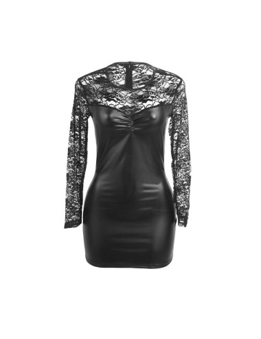 SUBBLIME - 955601 ABITO MANICA LUNGA CON PIZZO NERO L/XL