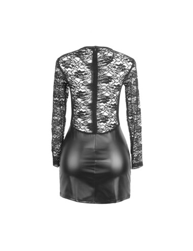 SUBBLIME - 955601 ABITO MANICA LUNGA CON PIZZO NERO L/XL