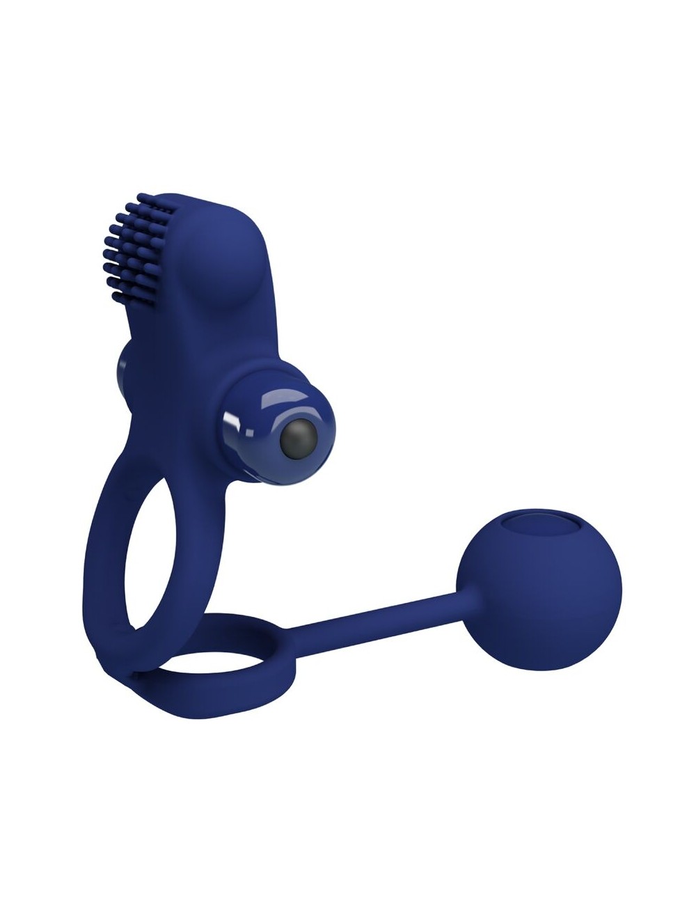 PRETTY LOVE - REMINGTON DOPPIO ANELLO VIBRANTE CON SPINA BLU