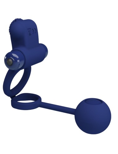 PRETTY LOVE - REMINGTON DOPPIO ANELLO VIBRANTE CON SPINA BLU