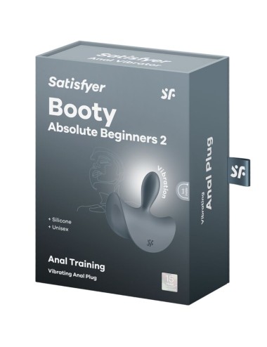 SATISFYER - BOOTY ASSOLUTE BEGINNERS 2 VIBRATORE PLUG ANALE UNISEX NERO