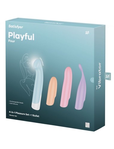 SATISFYER - G-SPOT WAVE 4 VIBRATORE PROGRAMMA 12 VIBRAZIONI GRIGIO SCURO