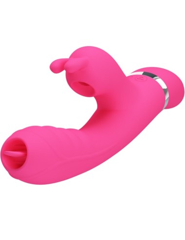 PRETTY LOVE - VIBRATORE MULTIFUNZIONE CONIGLIO PHOENIX ROSA