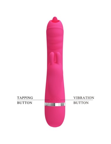 PRETTY LOVE - VIBRATORE MULTIFUNZIONE CONIGLIO PHOENIX ROSA