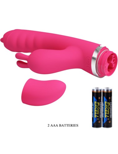 PRETTY LOVE - VIBRATORE MULTIFUNZIONE CONIGLIO PHOENIX ROSA