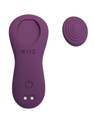 PRETTY LOVE - MANE LAY ON CLITORIDE MASSAGGIATORE 10 VIBRAZIONI TELECOMANDO VIOLA