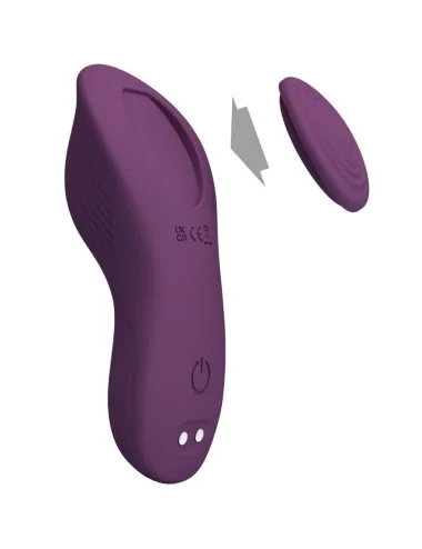 PRETTY LOVE - MANE LAY ON CLITORIDE MASSAGGIATORE 10 VIBRAZIONI TELECOMANDO VIOLA