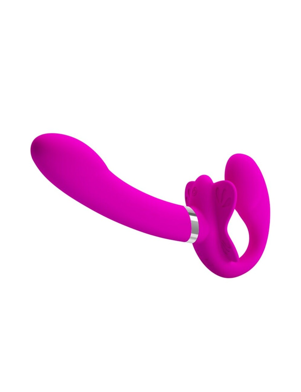 PRETTY LOVE - VALERIE VIBRATORE DOPPIO STRAP-ON 12 VIBRAZIONI VIOLA PRETTY LOVE - VALERIE VIBRATORE DOPPIO STRAP-ON 12 VIBRAZIONI VIOLA