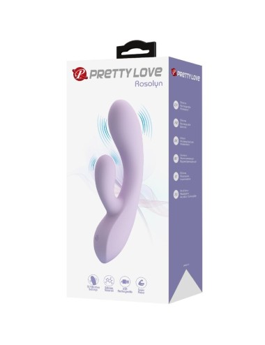 PRETTY LOVE - VIBRATORE CONIGLIO ROSOLYN 10 VIBRAZIONI VIOLA