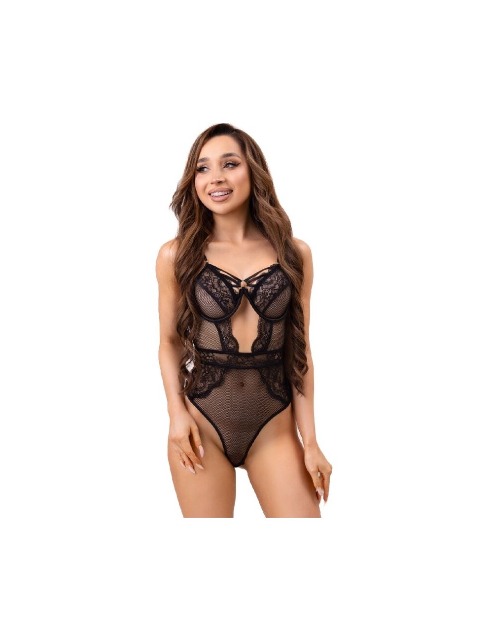 LIVCO CORSETTI FASHION - PAULA LC 20209 BODY CON DECORI IN PIZZO NERO S/M LIVCO CORSETTI FASHION - PAULA LC 20209 BODY CON DECORI IN PIZZO NERO S/M