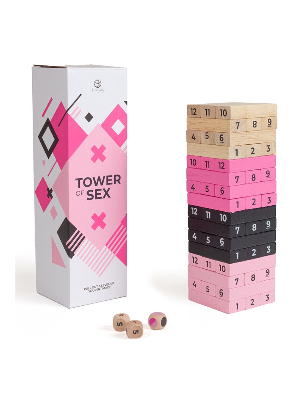 SECRETPLAY - GIOCO IN LEGNO TORRE DEL SESSO SECRETPLAY - GIOCO IN LEGNO TORRE DEL SESSO